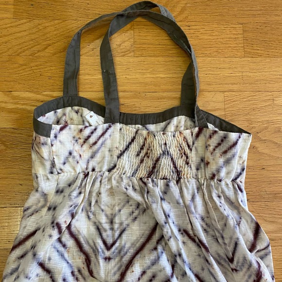 Anthropologie Eloise Batik Diamond Sunny Forecast Slip Dress Coastal Granola C… - Picture 6 of 7